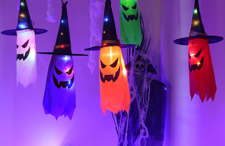 カラフルおばけで楽しもう！「光るハロウィンガーランド」|【公式】aiad_collectshop